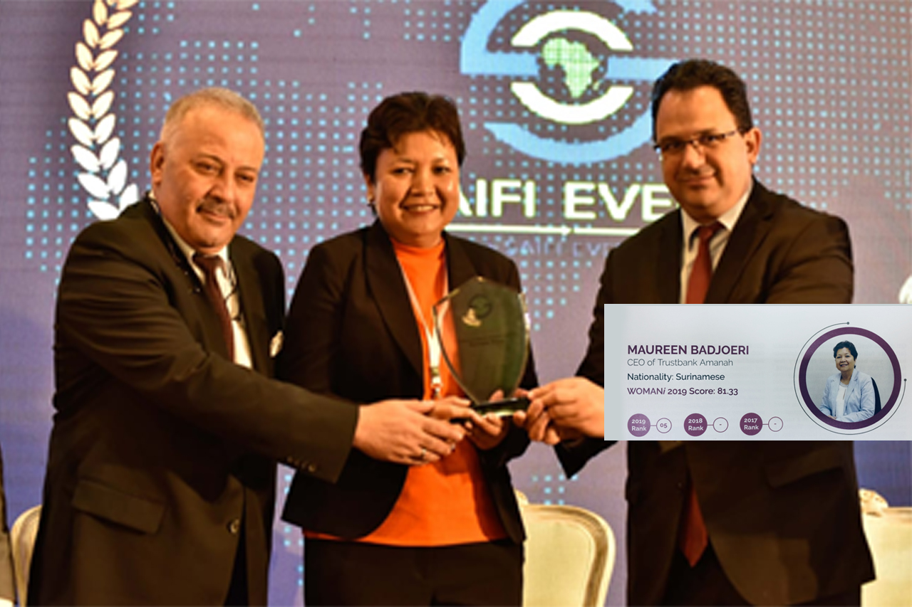 Trustbank Amanah Trustbank Amanah CEO Maureen Badjoeri in “The Top 10 Most Influential Women in Islamic Business and Finance 2019” 